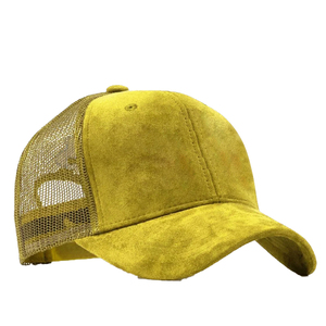 Gorra Trucker de Gamuza con Bordado 3D Personalizado de Alta Calidad 2026, Gorra de Malla de 6 Paneles con Tela de Lona para Uso en la Playa - Product Image 6