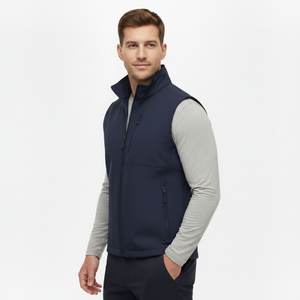 Windbreaker Waterproof Custom <b>Man</b> Sleeveless Polar Fleece Vest wholesale price sleeveless outdoor vest Rain <b>jacket</b> - Product Image 4