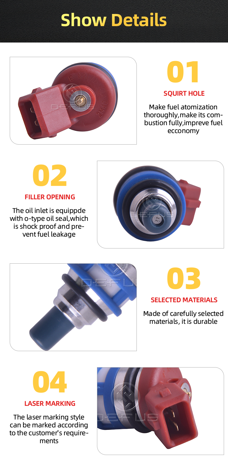 DEFUS High-quality Bestselling Fuel Injector Nozzles OEM 16600