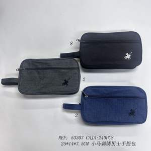 Neceser de Hombre con Bordado de Pony, 25*14*7.5CM - Product Image 1