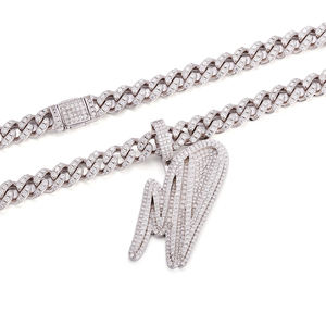 Colgante de Alas con Baño de Rodio, Aleación con Micro Pavé de Diamantes, Amuleto Hiphop, Joyería de Moda Unisex - Product Image 3
