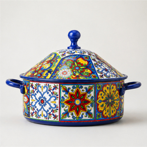 Marmite de service alimentaire moderne et admirable en acier inoxydable de forme personnalisée, plat à soupe isotherme, chauffe-plat pour la cuisine du Moyen-Orient - Product Image 6