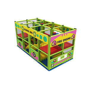 Mini-structure de jeu intérieure en filet tricoté pour enfants en bas âge, idéale pour l'escalade et le jeu doux - Product Image 1