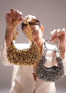 Bolso de Hombro de Lujo para Mujer 2026, con Cuentas Bordadas, Perlas y Cristales Hechos a Mano, para Fiestas, Bodas, de Alta Calidad - Product Image 6