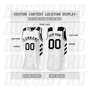 Maillot de basketball d'été respirant personnalisé de haute qualité, service OEM pour votre club, broderie et impression en polyester – Vente chaude - Product Image 4