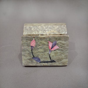 Caja de Regalo con Incrustaciones de Piedra Jabonosa Natural Premium al Mejor Precio de Fábrica, Caja de Joyería Elegante Hecha a Mano para Bodas, Fabricante Indio, 100 Piezas - Product Image 4