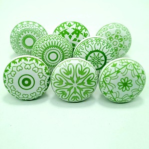 Modern Handcrafted Ceramic Round Cabinet and Drawer <b>Knobs</b> for Kitchen <b>Doors</b>-Luxury Design Multi-piece Package - Product Image 3