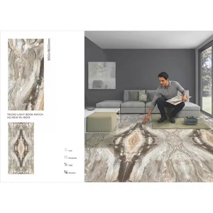 Dalle en céramique porcelaine effet bois, 900x1800mm, finition brillante, épaisseur 9mm |   Carrelage mural et de sol antidérapant aspect marbre de qualité supérieure - Product Image 1