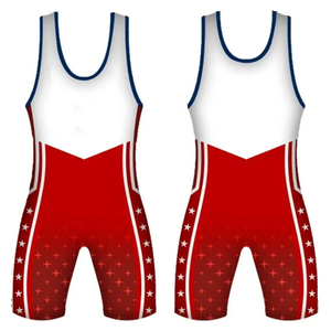 New Arrival Men's <b>Wrestling</b> <b>Singlet</b> Custom Design Spandex <b>Wrestling</b> Wear Badge Decoration Wholesale <b>Singlet</b> for Mens <b>Wrestling</b> - Product Image 3