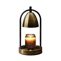 Lampe chauffe-bougie électrique décorative haut de gamme, commande intelligente, variateur d'intensité, minuterie, design artisanal écologique, métal durable