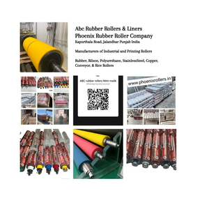 Rouleau en caoutchouc personnalisé pour l'impression offset, flexo, rotogravure et machines d'impression d'emballages – Rouleau de transfert d'encre de haute qualité - Product Image 1