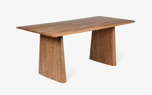 Mesa de comedor moderna de lujo, madera maciza, calidad premium, resistente y duradera, muebles de alta gama para interiores de hogar, hotel y casa. - Product Image 3