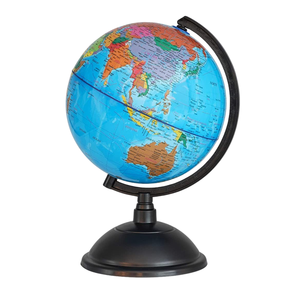 Globo Terráqueo Moderno para Escritorio Ejecutivo con Mapa del Mundo Detallado |   Globo Terráqueo Educativo para Escritorio de Oficina, Mesa de Estudio y Decoración del Hogar - Product Image 1