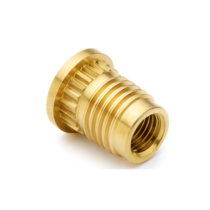 Insert fileté en laiton sur mesure pour pièces en plastique, fabrication industrielle - Product Image 6
