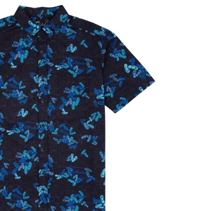 Camisa estampada elegante para hombre, con diseño elegante, informal y formal - Product Image 3