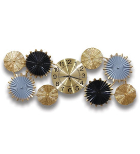 Horloge murale en métal personnalisable de qualité d'exportation disponible en différentes tailles et couleurs pour les acheteurs en gros de l'Inde - Product Image 3