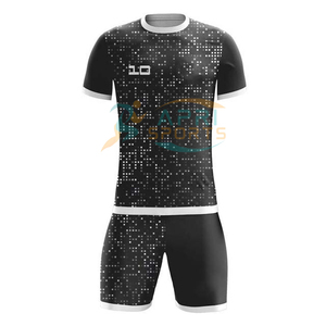En stock, uniformes de football rayés verts pour hommes, service OEM, fabrication au Pakistan, vêtements d'entraînement, ensemble d'uniformes de football - Product Image 6