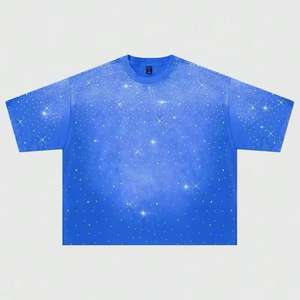 Camisetas de Marca con Estilo, Camisetas Personalizadas para Hombre con Lavado Ácido y Pedrería, Servicio OEM con Logotipo Personalizado - Product Image 6