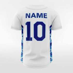 Men's Custom Sublimated Baseball Jersey Full Print Breathable High Quality Digital Printed Athletic Wear for USA - Product Image 3