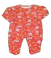 Nuevos Diseños Populares de Mamelucos Casuales de Spandex/Fibra de Bambú para Bebés Unisex de 0 a 6 Meses, Temporada de Primavera, Cierre YKK Bidireccional Oculto