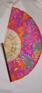Abanicos de mano plegables de bambú personalizados al por mayor, de alta calidad, impresos a medida, pintados, para bodas, de la India - Product Image 3