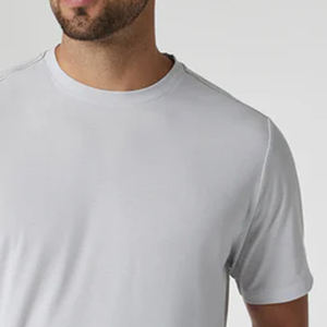 Conception de logo personnalisé avec manches courtes et design de haute qualité à prix d'usine compétitif pour les acheteurs en gros / T-shirt homme - Product Image 4