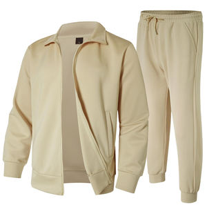 Conjunto Deportivo Ligero para Hombre, Diseño Moderno, Chaqueta con Cuello Alto y Pantalones de Corte Regular, Estilo Casual para Exteriores - Product Image 1