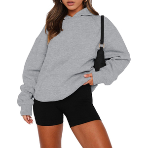 High Quality Winter Women's <b>Hoodies</b> Bamboo Fiber Pullover Front Eco-Friendly for Comfortable Fit Stylish <b>Workout</b> Hoodie - Product Image 1