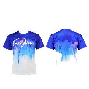 T-Shirt personnalisé 100% Polyester, uniforme OEM, Design complet imprimé, course à pied, Sport, séchage rapide - Product Image 6