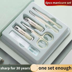 Kit de manucure et pédicure professionnel 10-en-1 en acier inoxydable de haute qualité, 6 pièces, facile à utiliser, idéal pour les voyages - Product Image 3
