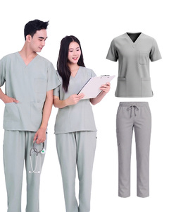 Nouvelle Collection 2026 : Ensemble d'uniformes médicaux pour infirmières, coupe ajustée, en Spandex, tenue de travail pour personnel soignant - Product Image 1