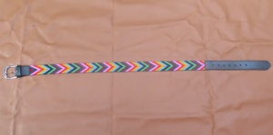Cinturón de Cuero Genuino Hecho a Mano con Cuentas, Cinturón de Cuero de Moda con Logotipo Personalizado - Product Image 2