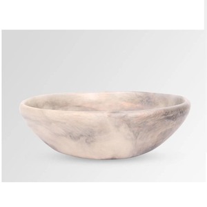Elegant Floral Epoxy Resin Bowl Handmade Round Decorative Serving Dish for Fruit Salad Kitchen <b>Table</b> Home Decor - Product Image 2