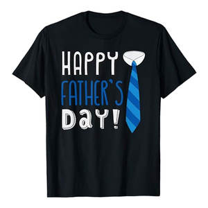 T-shirt pour la fête des pères, en coton doux, avec imprimé élégant et coupe confortable - Product Image 1