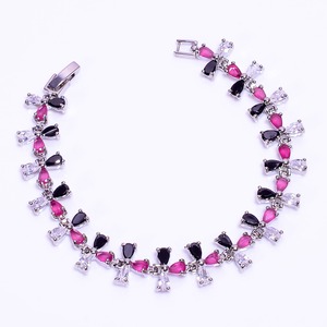 Pulsera de tenis de plata S925 para mujer con circonitas redondas de corte brillante y engaste de púas, diseño clásico para uso diario, proveedor de EE. UU. - Product Image 5