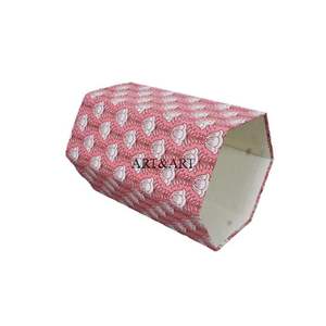 Maneras Creativas de Reutilizar Cajas de Cartón para Hacer Cestas de Papel con Estampado Floral Hechas a Mano, Diseños Personalizados, Alta Calidad, 100% Algodón - Product Image 3