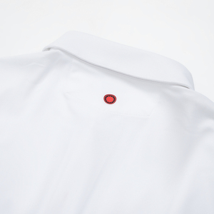 Aristino hommes blanc solide motif Golf pour chemise drap à manches courtes Smart décontracté APSG16AS4 prix de gros chaud - Product Image 3