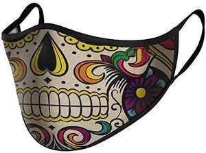 Masque facial en tissu unisexe personnalisé OEM, lavable et réutilisable - 100% coton, masque facial pour hommes et femmes, masque facial d'extérieur - Product Image 4