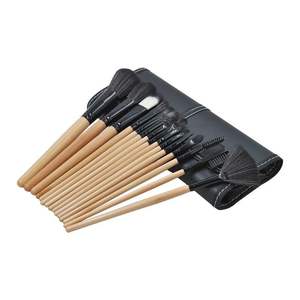 Ensemble de 15 pinceaux de maquillage, pinceaux pour poudre, fond de teint, fard à paupières, avec pochette - Product Image 1