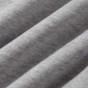 Sweat-shirt à capuche gris pour homme, coupe ample, en coton French Terry, décontracté, avec poche et détails rayés, vêtement d'hiver 350g - Product Image 5