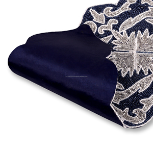 ผ้าปูโต๊ะผ้าคอตตอนปักลายลูกปัดเสื่อตกแต่งบ้านสไตล์หรูหรา - Product Image 4