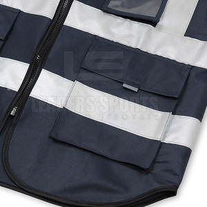 Chaleco de Seguridad al por Mayor, Tallas Grandes, para Uso en Exteriores, Nuevo Estilo, Cuello en V, MOQ Bajo - Product Image 5