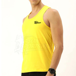 New Arrival Men Casual Tank <b>Top</b> Gym Wear with Stretch 100% Cotton Quick Dry Breathable Workout Support - Product Image 3