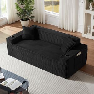 Divano Moderno a 3 Posti Senza Struttura per Spazi Abitativi Compatti, Facile da Utilizzare per Appartamenti, Uffici, Case - Product Image 4