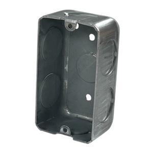 Caja de Conexiones Rectangular de Acero Galvanizado de 1.6 mm de Grosor y 3/4 de Pulgada con Características Anticorrosión y Resistentes al Fuego - Product Image 1
