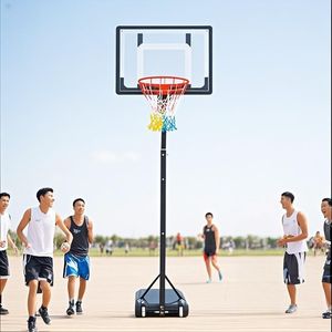 Supporto Mobile per Canestro da Basket per Sala Giochi di Giovani Atleti e Attrezzatura da Campo - Product Image 3