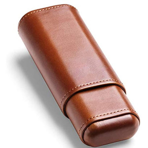 Estuche para cigarros de cuero de alta calidad con organizador integrado y cortador integrado para un almacenamiento y organización premium. - Product Image 4