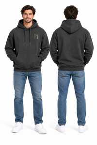 Sweat-shirt à capuche pour homme avec logo personnalisé, en molleton épais de qualité supérieure, avec poche kangourou, style streetwear décontracté, pour la vente en gros - Product Image 5