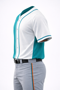 Camiseta de Béisbol Unisex de Alta Demanda, Personalizada, con Patrón Sólido, Transpirable, 100% Poliéster, con Nombre y Número, Tallas Grandes, Suministro OEM - Product Image 6