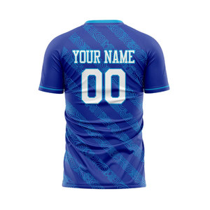 Maillot de football unisexe personnalisé OEM, imprimé, manches courtes, été, évacuation de l'humidité, séchage rapide, respirant, vêtements de sport - Product Image 3
